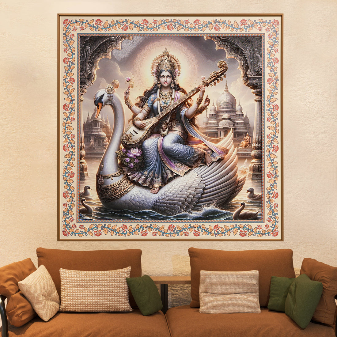 Sangeet Vandana – Maa Saraswati Painting for Home