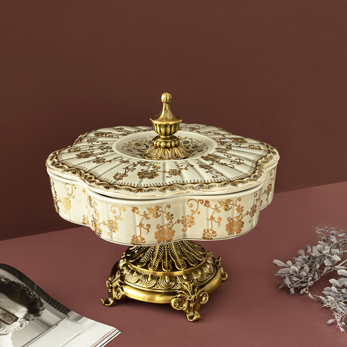 Celestial Cosmos Table Decorative Showpiece for Living Room