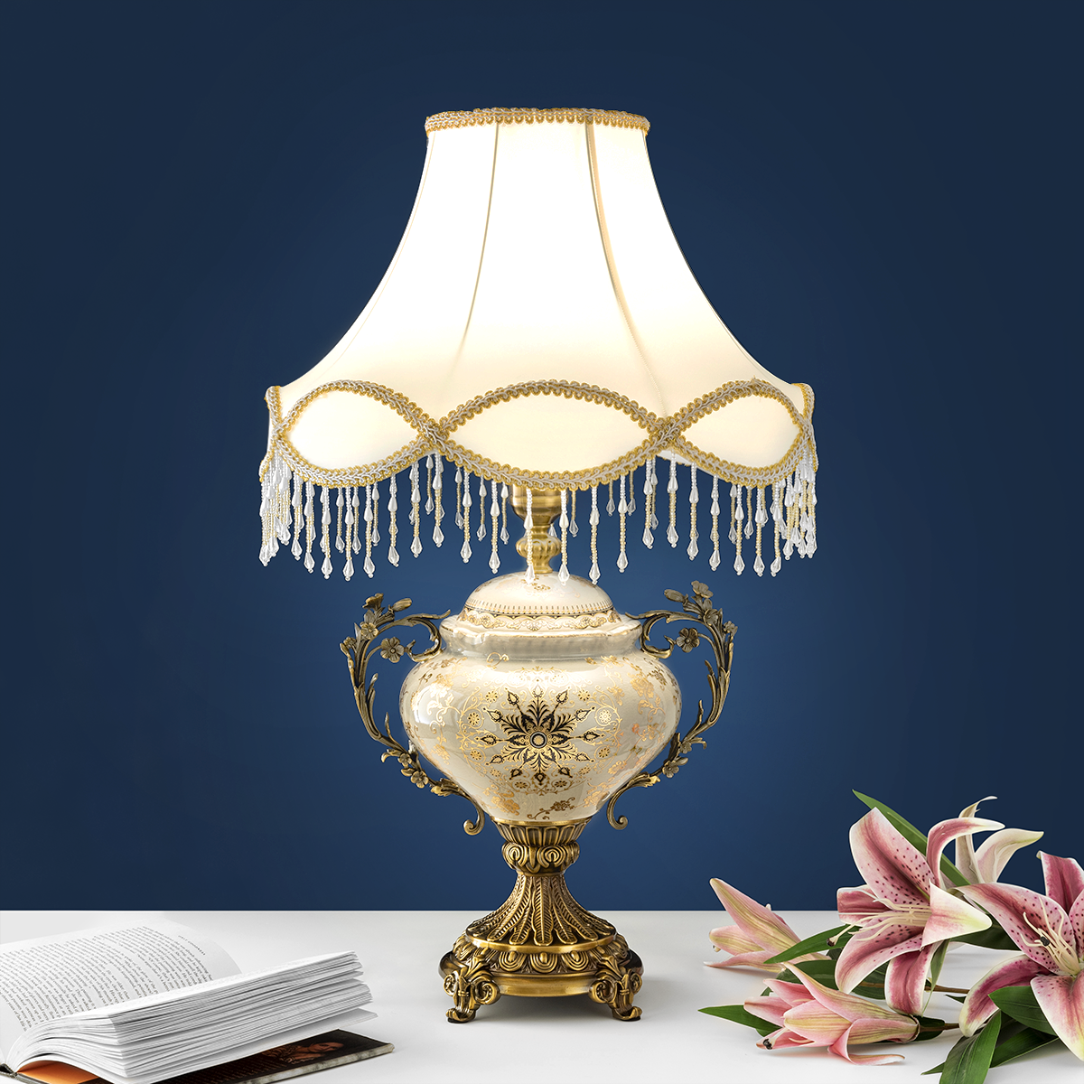 Luminous Luxe Living Room Lamp