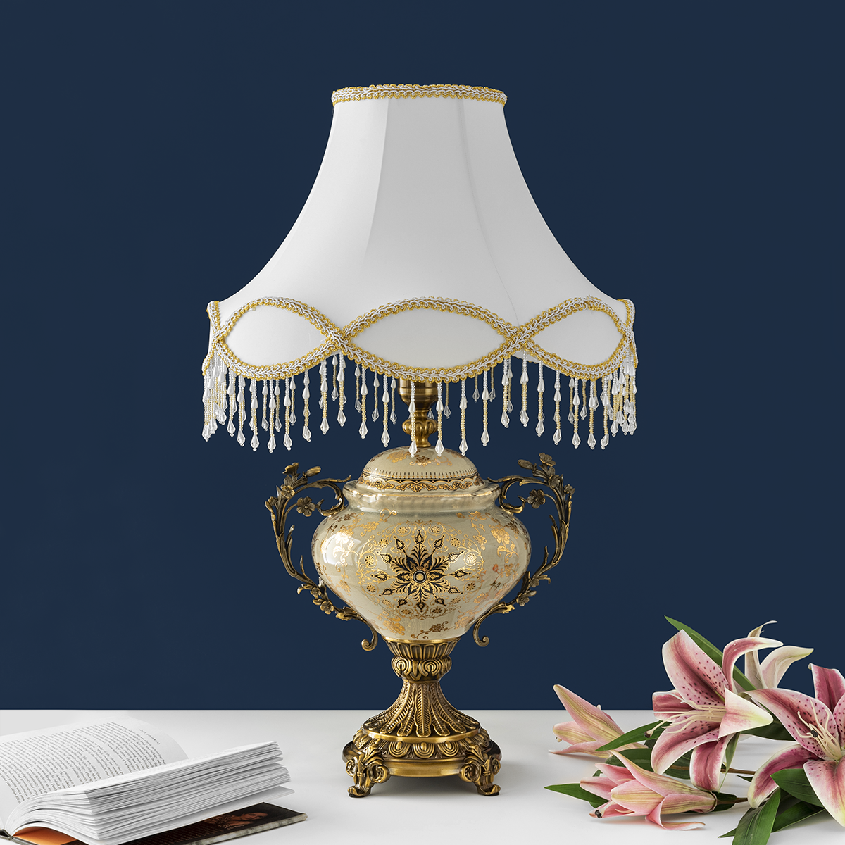 Luminous Luxe Living Room Lamp