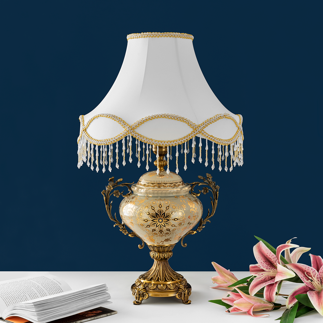 Luminous Luxe Living Room Lamp