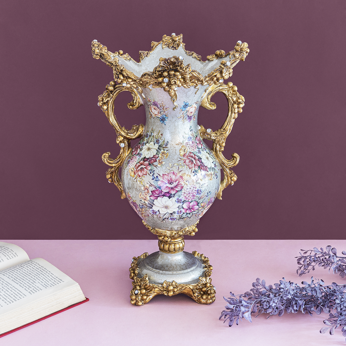 Fabulous Flora Decorative Vase and Showpiece