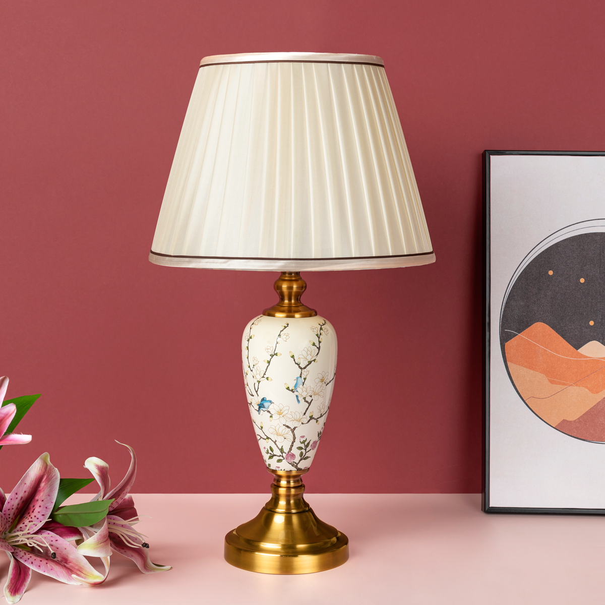 Beaumont Table Lamp for Bedroom