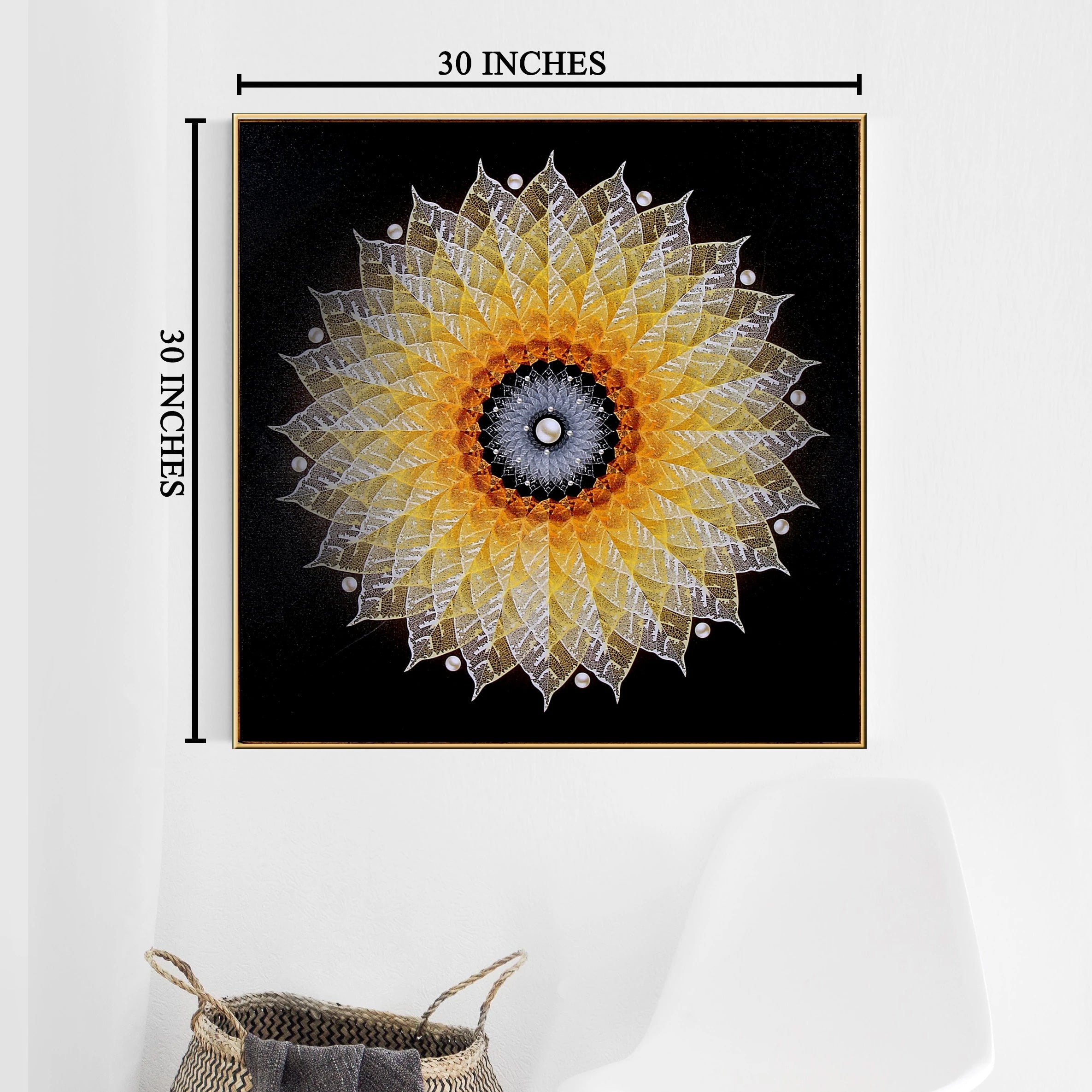 The Solar Prism Framed Canvas Print