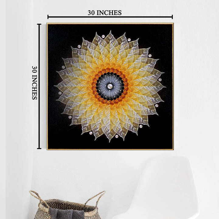 The Solar Prism Framed Canvas Print