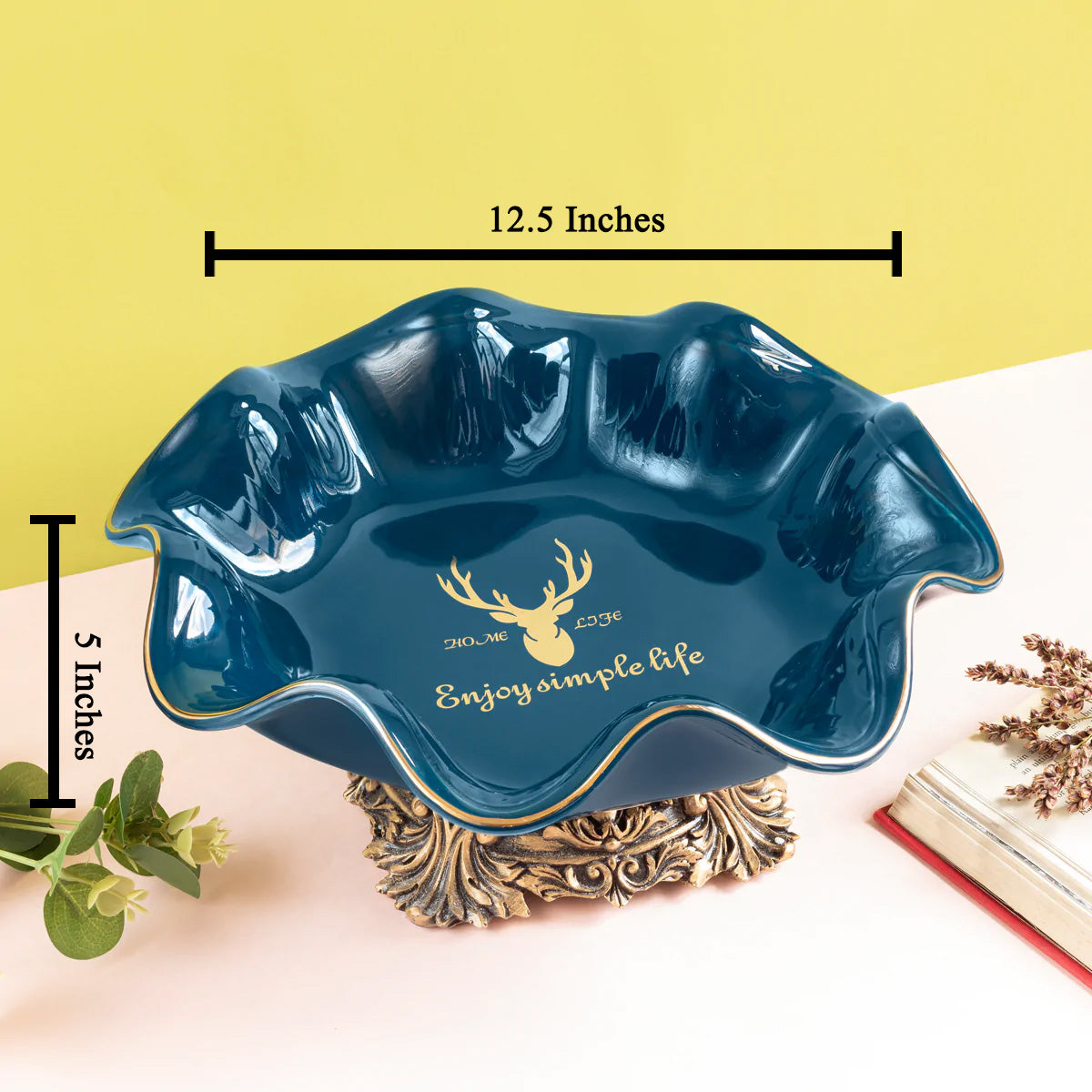 Vivacious Vibes Ceramic Showpiece and Serveware