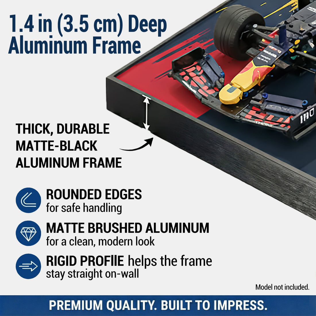 LEGO F1 Red Bull Racing Car Technic Compatible Wall Display (Car Included)