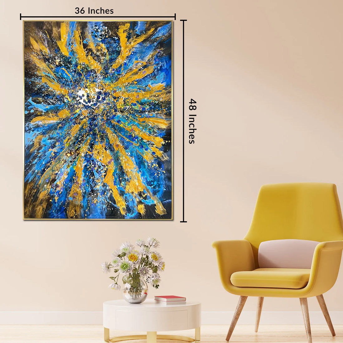 Glimmering Aurora Resin Art Paintings