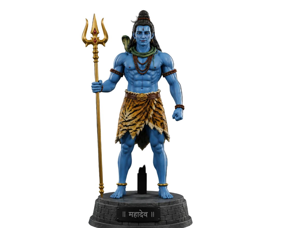 Lord Shiva Serenity Idol With Stand