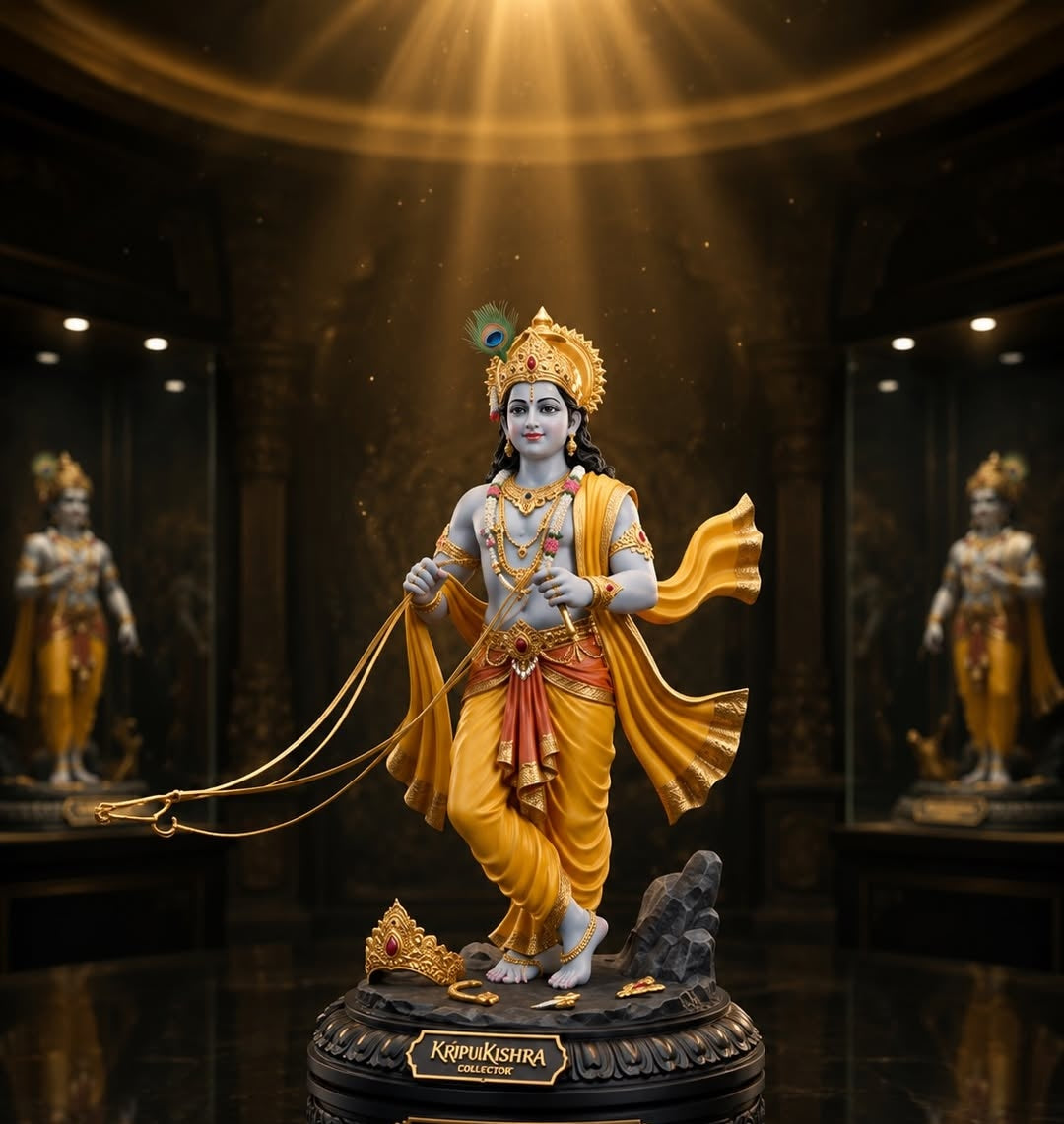 Krishna Primium Idol With Stand