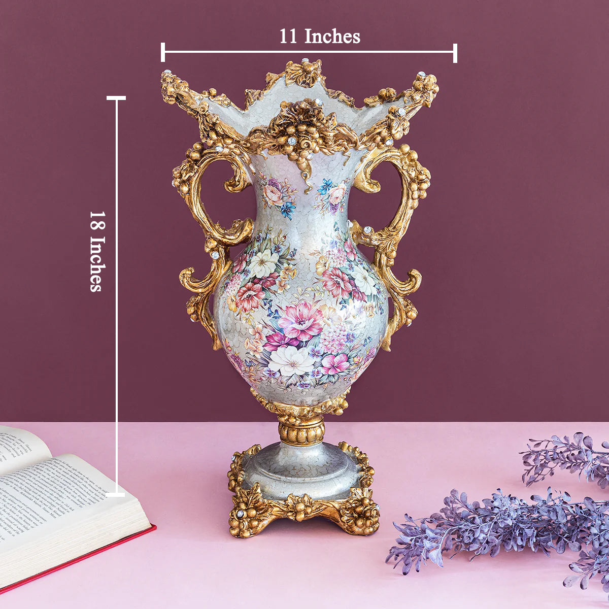 Fabulous Flora Decorative Vase and Showpiece