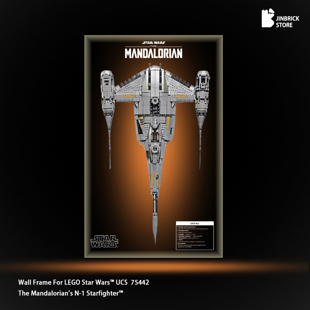 UCS LEGO Star Wars™ 75442 The Mandalorian's N-1 Starfighter™ With Wallframe