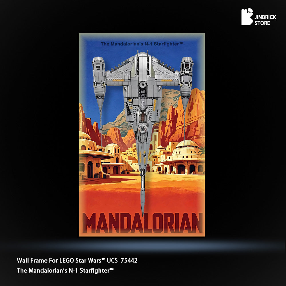 UCS LEGO Star Wars™ 75442 The Mandalorian's N-1 Starfighter™ With Wallframe