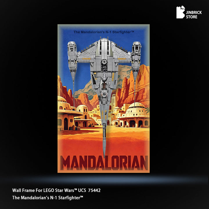 UCS LEGO Star Wars™ 75442 The Mandalorian's N-1 Starfighter™ With Wallframe